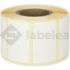 Labelea Samolepiace TERMO etikety 50x30 mm biele papierové, 1000 etikiet na rolke, Farba etikiet Biela, Vnútorný priemer dutinky 40 mm ETM050030W