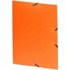 Doska s gumičkou, 15 mm, PP, A4, VIQUEL Essentiel, oranžová