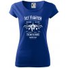 Jet Fighter Dámske tričko Pure Kráľovská modrá