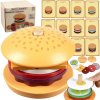 Kruzzel 22673 Dětský dřevěný hamburger