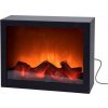 HOMESTYLING Elektrický krb s LED plameny 29x23cm KO-ADA100090