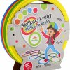 Kruhy skákacie farebné 10ks plast priemer 27cm