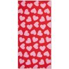 Swim Essentials Plážový uterák z mikrovlákna 135 x 65 cm Hearts