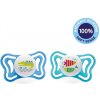 Chicco cumlík Physio Light silikon chlapec krokodíl/rybky 2 ks V000913
