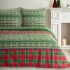 Eurofirany Vianočné obliečky flanel AURORA 200X220 2x70X80