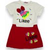 Dievčenské šaty červenej farby /05 Červená 116