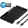 FANTEC PL25U31, Externý box, USB Type C 3.2 Gen2