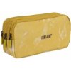 Puzdro na perá MILAN 3-zipsové, séria Lava - žltý