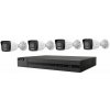 HiLook Powered by HIKVISION / Smart Hybrid Light KIT / 1x NVR-104MH-C / 4P (D) / 4x IPC-B140HA-LU
