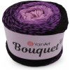 Bavlnená pletacia priadza Bouquet 250 g čierna 1ks