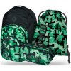 Baagl Batoh do školy Coolmate Green, 3 dielny set