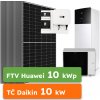 Ecoprodukt On-grid Huawei 10kWp + Tepelné čerpadlo Daikin Altherma 3 RF 10kW