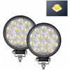 LED OKRÚHLA PRACOVNÁ LAMPA, 14 LED, MINI 12-24 V