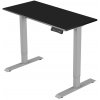 Delso Výškovo nastaviteľný stôl ADJUSTER PRO 70 x 140 cm čierna / sivá