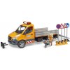 Bruder 2677 nový MB Sprinter Silničáři s figurkou a příslušenstvím