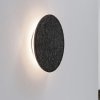 Paulmann LED nástenné svietidlo Tulga, Ø 20 cm, antracit, plsť - 79992
