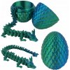 Kryštálový 3D kĺbový pohyblivý tlačový drak v súprave JAJO greenforest