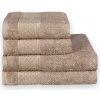 Bavlnený uterák a osuška, NEFRIT tmavo béžová 70 x 140 cm