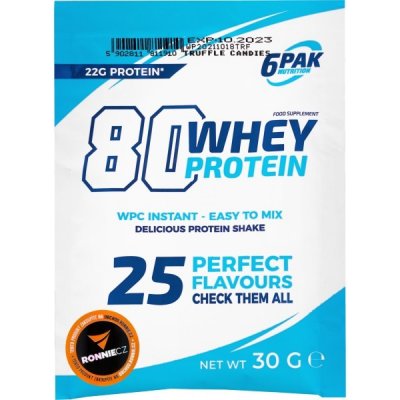 6Pak Nutrition Whey Protein 80 30 g