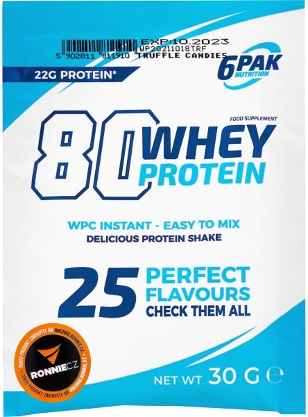 6Pak Nutrition Whey Protein 80 30 g