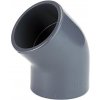 Plastové koleno 45° priemer 82 mm, dĺžka rovnej časti 50 mm