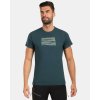 KILPI DIXIE-M Tmavozelené pánske funkčné tričko - S