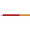 FABER-CASTELL ceruzka Jumbo GRIP TWO TONE - červená