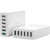 Nabíjačka 6x USB Blitzwolf BW-S15, QC 3.0, 60 W - biela