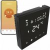 EMOS GoSmart Čierny digitálny izbový termostat pre podlahové kúrenie s Wifi P56201BUF