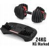 Nastaviteľná činka 5 v 1 (24 kg) | Protišmyková činka