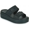 Crocs sandále Brooklyn Sandal Lowwdg 207431 čierna