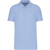 KARIBAN VINTAGE PIQUÉ K241 / Pánska polokošeľa s krátkym rukávom - sky blue XXXL