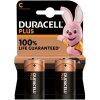 Duracell - plus power battery alcalina c lr14 2 kusy