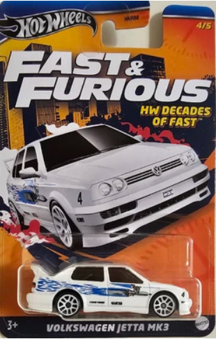 HW Hot Wheels Fast and Furious Decades Of Fast Volkswagen Jetta MK3