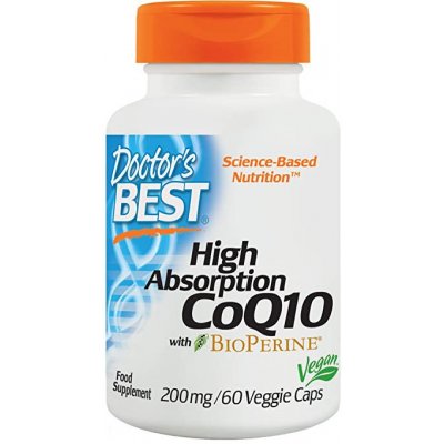 Doctor’s Best Koenzym Q10 200 mg with BioPerine 60 kapslí