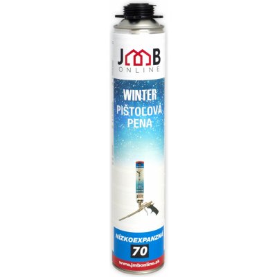 JMB WINTER Zimná montážna nízkoexpanzná polyuretanová pena pištoľová 830 ml