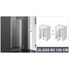 Aquatek GLASSGLASSB5CH12062 (Sprchové dvere s jednými otváracími dverami)