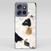 4NewCase - Kryt pre MOTOROLA - Motorola Edge 50 Neo - SILIKÓN - Ivory Shards - 1013330500066