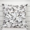 Biante Dekoračná obliečka na vankúš Porto PRT-008 Sivo-béžové kryštály 40 x 40 cm