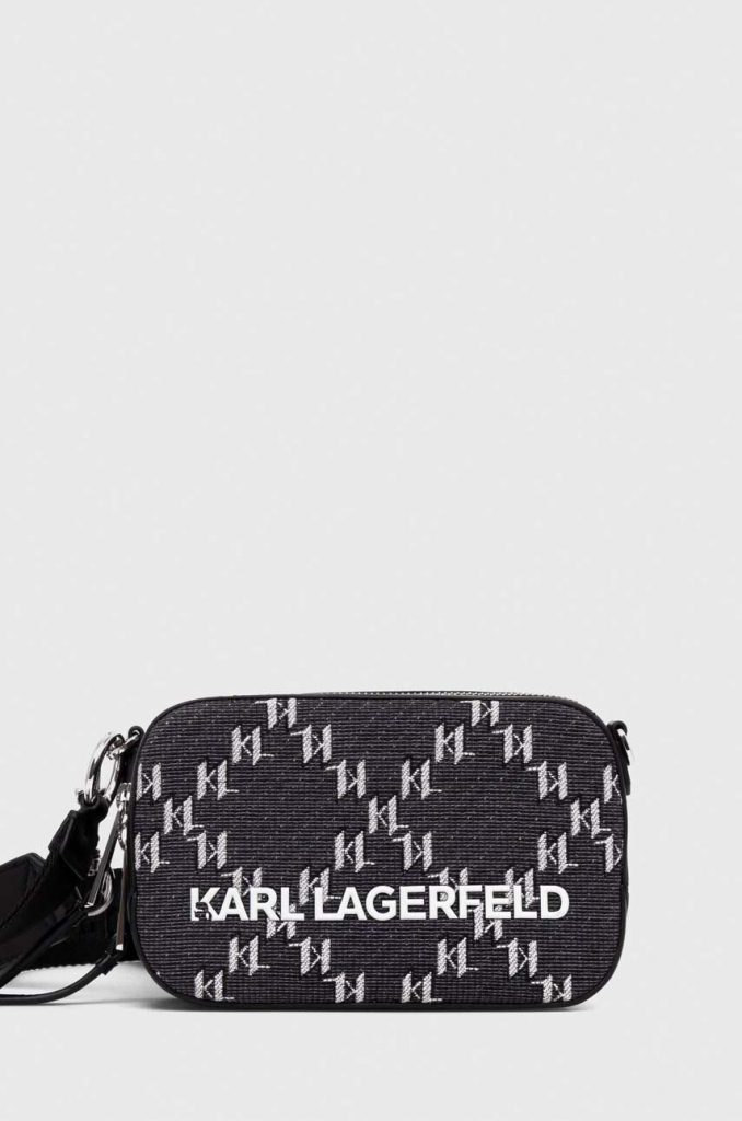 Karl Lagerfeld kabelka šedá 236W3028