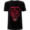 Metallica Tričko Heart Skull Unisex Black XL