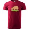 Kapybara a melón - Klasické pánske tričko vyššej gramáže - XL ( Marlboro červená )