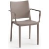 Rojaplast Záhradná stolička MOSK ARMCHAIR Taupe