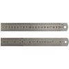 Pravítko kovové 20cm obojstranné cm/inch