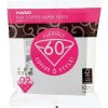 Hario papierové filtre V60-02 (VCF-02-100W), biele, 100 ks