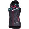 Dámská zateplovací skialpová vesta Northfinder Primaloft® JAVOROVA 1 multicolorprint Velikost: XL