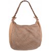 NovaKabelka.sk Renata Taupe Chiaro kožená talianska kabelka hnedá