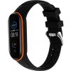 Xiaomi Mi Band 5/6 náhradný náramok - Textúrovaný Farba: Oranžová, Vzor: Armory MBSCz-5TA04