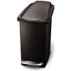 Simplehuman Pedálový 10 l, oceľový pedál, čierny