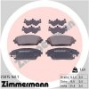 ZIMMERMANN Sada brzdovych platniciek kotucovej brzdy 25875.160.1